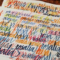 Mi Proyecto del curso: Caligrafía con pinceles de agua para principiantes. Un progetto di Lettering di f_garcia_barros - 26.04.2020