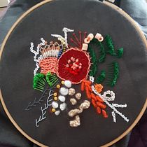 Mi Proyecto del curso: Técnicas avanzadas de bordado: puntadas y composiciones con volumen. Un projet de Broderie de alvarovarelamarnich - 26.04.2020