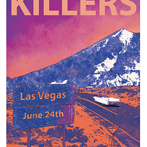 The Killers - Ilustración para music lovers. Traditional illustration project by Rodrigo Zubikarai - 04.26.2020