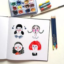 Mi Proyecto del curso: Técnicas de ilustración para desbloquear tu creatividad. Traditional illustration, Children's Illustration, and Watercolor Painting project by Vrigit Smith - 04.26.2020
