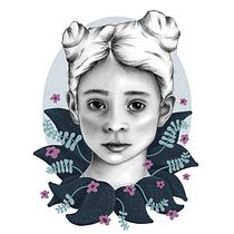 Mi Proyecto del curso: Retrato con lápiz, técnicas de color y Photoshop. Desenho a lápis projeto de Valentina Bonilla - 27.04.2020