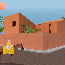 My project in Architectural Visualization Using Digital Collage course. Un projet de 3D , et Collage de Emilio Fernandez - 27.04.2020