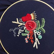Mi Proyecto del curso: Técnicas avanzadas de bordado: puntadas y composiciones con volumen. Un projet de Broderie de Ilse Santiago - 27.04.2020