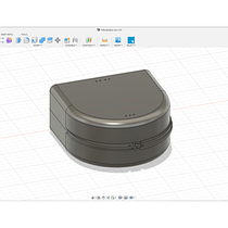 Mi Proyecto del curso: Caja para guardar/transportar ortodoncias. 3D Design projeto de George Zuckerberg - 25.04.2020