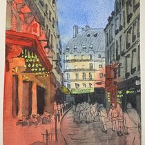 My project in Architectural Sketching with Watercolor and Ink course. Pintura em aquarela projeto de sasalarw - 27.04.2020
