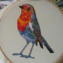 Mi Proyecto del curso: Pintar con hilo: técnicas de ilustración textil. Bordado projeto de Maryna Barcelona - 27.04.2020