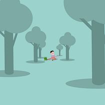 Proyecto Final. Kid, rana y el bosque. . Un progetto di Animazione 2D, Animazione di personaggi, Graphic design e Motion graphics di Antonio Hidalgo - 27.04.2020