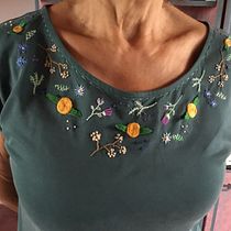 Mi Proyecto del curso: Técnicas básicas de bordado: puntadas, composiciones y gamas cromáticas. Embroider project by Mabel Zúñiga - 05.20.2020