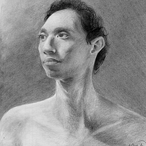 Retrato de mi Hermano - Grafito. Desenho a lápis, Desenho de retrato, e Desenho realista projeto de deinexim - 28.04.2020