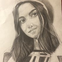 Mi Proyecto del curso: Retrato realista con lápiz de grafito. Desenho a lápis projeto de maitercifu - 30.04.2020