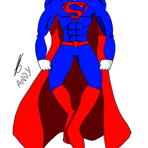 Mi Proyecto del curso: Ilustración para cómics: anatomía de un superhéroe (SUPERMAN). Desenho anatômico projeto de anfrank1997 - 25.05.2020