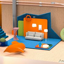Mi Proyecto del curso: Composiciones abstractas con Cinema 4D. Een project van 3D van Andrés Vásquez - 29.04.2020