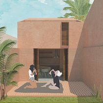 Mi Proyecto del curso: Representación gráfica de proyectos arquitectónicos. Un projet de Animation 2D, Architecture, Architecture numérique, Collage, Composition photographique, Créativité, Design , Illustration architecturale et Illustration numérique de Sara Guisao - 29.04.2020