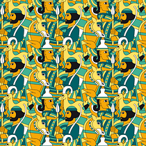 LOS SECRETOS DE PERSIA, Pattern Design vectorial con Illustrator Ein Projekt aus dem Bereich Kommunikation, Digitale Zeichnung, Design, Grafikdesign, Traditionelle Illustration, Musterdesign und Weben von José Cuerda Sanchís - 29.04.2020