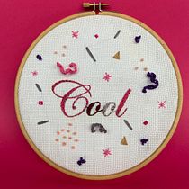 Letras bordadas: el hilo como herramienta gráfica. Embroider project by Dovi Vausk - 04.29.2020