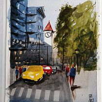 My project in Urban Landscapes in Watercolor course . % mrcashmore tarafından hazırlanan Sulubo, Ve a Resim projesi - 04.29.2020