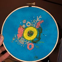 Mi Proyecto del curso: Técnicas avanzadas de bordado: puntadas y composiciones con volumen. Un projet de Broderie de Barbara Villegas - 29.04.2020