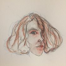 Mi Proyecto del curso: Practicando retratos . Portrait Drawing project by Irene Vera - 04.30.2020