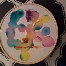 Mi Proyecto del curso: Técnicas básicas de bordado y acuarela. Embroider project by efdezrueda - 04.30.2020