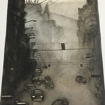 Mi Proyecto del curso: Paisajes urbanos en acuarela . % Yami Cortes tarafından hazırlanan Tablo projesi - 04.30.2020