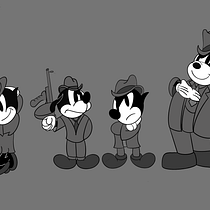 un elenco de gangsters de los 30s . Projekt z dziedziny Animacja postaci użytkownika Alonso Cubas Brns - 30.04.2020