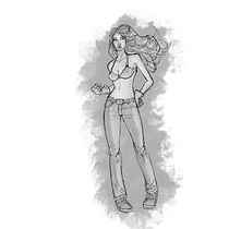 My project in Female Character Design for Comics course. Character Design project by Ejun - 04.30.2020