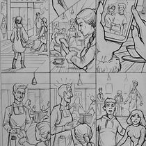 Mi Proyecto del curso: El cómic de superhéroes: narrativa y realización gráfica. Un projet de Dessin au cra , et on de elviraseco - 30.04.2020