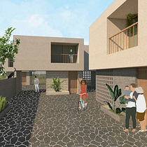 Villa collage. Un projet de Illustration architecturale de Nathália Bessa - 08.05.2020
