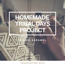 "My Homemade tribal days Project" in Transforming your creative ideas into personal projects course. Digital Drawing project by Hardik Agrawal - 04.30.2020