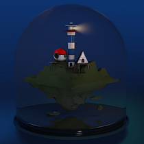 My project in Creation of 3D Miniature Worlds with Procreate and Cinema 4D course. Un progetto di 3D e Modellazione 3D di Pedro Garlaschi - 30.04.2020