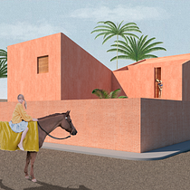 My project in Architectural Visualization Using Digital Collage course. Un projet de Modélisation 3D, Illustration architecturale , et Architecture de dominguesdc.julia - 30.04.2020