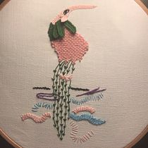 More kids drawing turned into embroidery. Un projet de Broderie de Catharina Mortensen - 07.05.2020