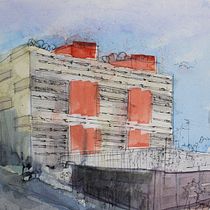 Proyecto del curso Dibujo arquitectónico con acuarela y tinta. Architecture, Traditional illustration, Architectural Illustration, and Watercolor Painting project by David Cortez - 04.30.2020