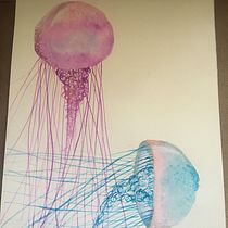 Proyecto final y medusas. Un progetto di Illustrazione tradizionale di Norma Caballero - 01.05.2020