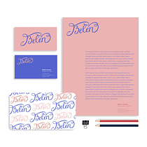 Mi Proyecto del curso: Lettering cursivo para logotipos. Calligraph, Graphic Design, and Lettering project by Belén Acosta - 05.01.2020