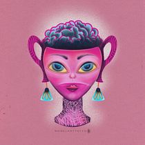 cerebra/ Aroa con pepa. Digital Drawing project by Mabel Ferrero - 05.05.2020