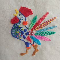 Mi Proyecto del curso: Técnicas de bordado: ilustrando con hilo y aguja. Embroider project by covaaybar - 05.01.2020