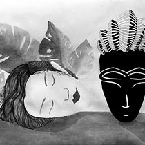 Meu projeto do curso: Introdução à ilustração com tinta nanquim. Ilustração tradicional projeto de Preciosa Dombele - 29.04.2020