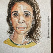 Mi Proyecto del curso: Cuaderno de retratos en acuarela. Watercolor Painting project by dandibujador - 05.02.2020