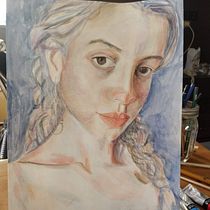 Mi Proyecto del curso: Retrato artístico en acuarela. Watercolor Painting project by Jeniffer Mazariegos - 05.02.2020
