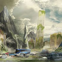 Mi Proyecto del curso: Matte Painting: creando mundos fotorrealistas. Graphic Design, and Traditional illustration project by Nicolas Morales - 05.02.2020