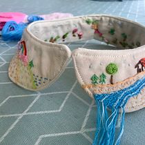 Mi Proyecto del curso: Técnicas básicas de bordado: puntadas, composiciones y gamas cromáticas. Embroider, and Sewing project by Elisabeth Reyes - 05.02.2020