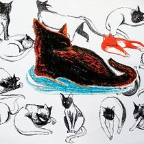 My project in Sketchbook Creation: Find Your Own Language course. Un proyecto de Ilustración tradicional de Marie Lebian - 02.05.2020