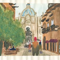 Mi Proyecto del curso: Paisajes urbanos en acuarela . % aldo_corona tarafından hazırlanan Sulubo, Ve a Resim projesi - 05.02.2020