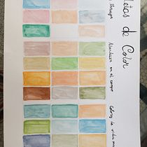 Mi Proyecto del curso: Creación de paletas de color con acuarela. Watercolor Painting project by Maria Eugenia Dudok Gonnet - 05.01.2020