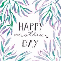 Mothers Day Card. Traditional illustration, and Watercolor Painting project by Karen Pratt - 05.02.2020
