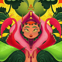 Mi Proyecto del curso: Ilustración digital con Procreate. Drawing, and Traditional illustration project by Aura Rion Masatl - 05.30.2020