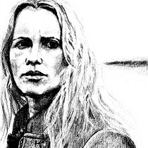 Retrato de Saga Noren. Desenho de retrato projeto de Pedro M. Herrera - 03.05.2020
