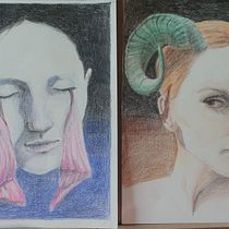 My project in Chiaroscuro Creative Portrait with Pencils course. Un projet de Dessin de lejla_avdic_4 - 03.05.2020
