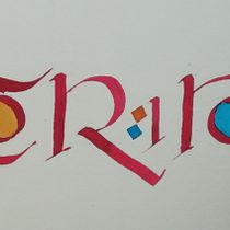 Mi Proyecto del curso: Caligrafía uncial para principiantes. Een project van Kalligrafie van 13ale.agati - 03.05.2020
